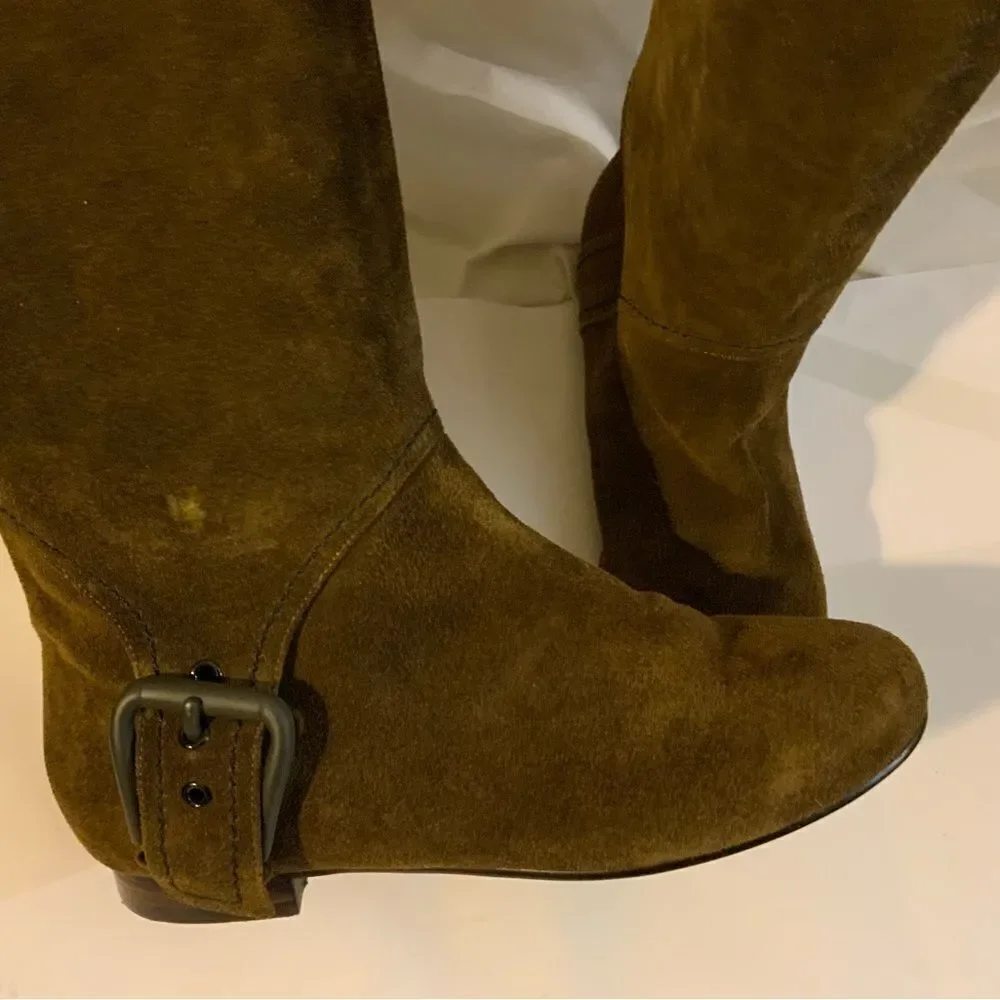 LOLA CRUZ Espana Brown  Suede Tall Boots, EU 37
